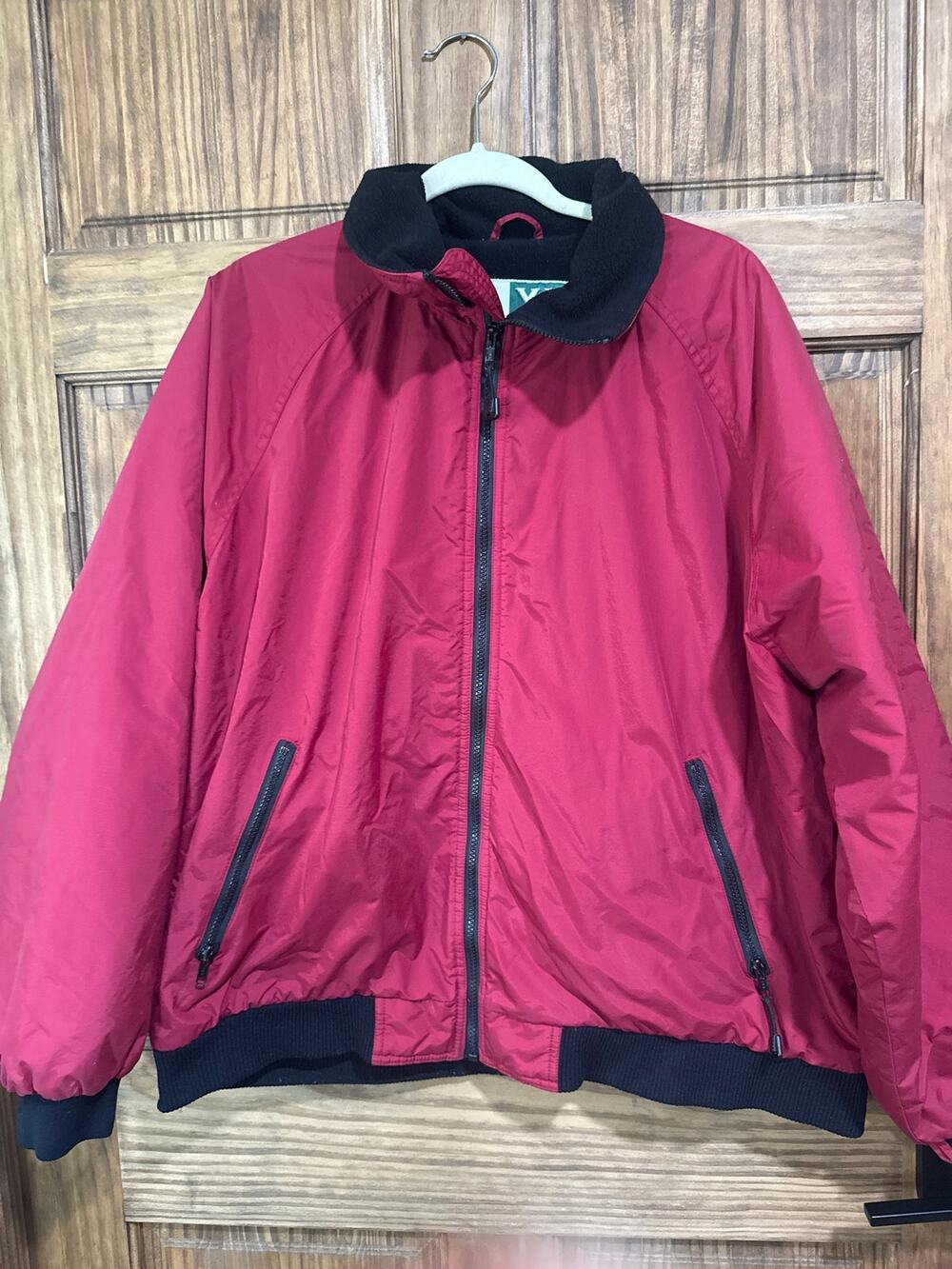 WearGuard Mens XL Red Insulated Bomber Work Jacket 3 Season Full Zip